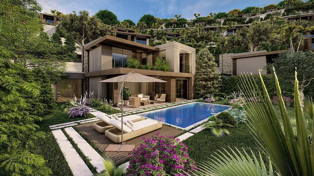 Apartments in Gündoğan, Bodrum (BJV-00641)